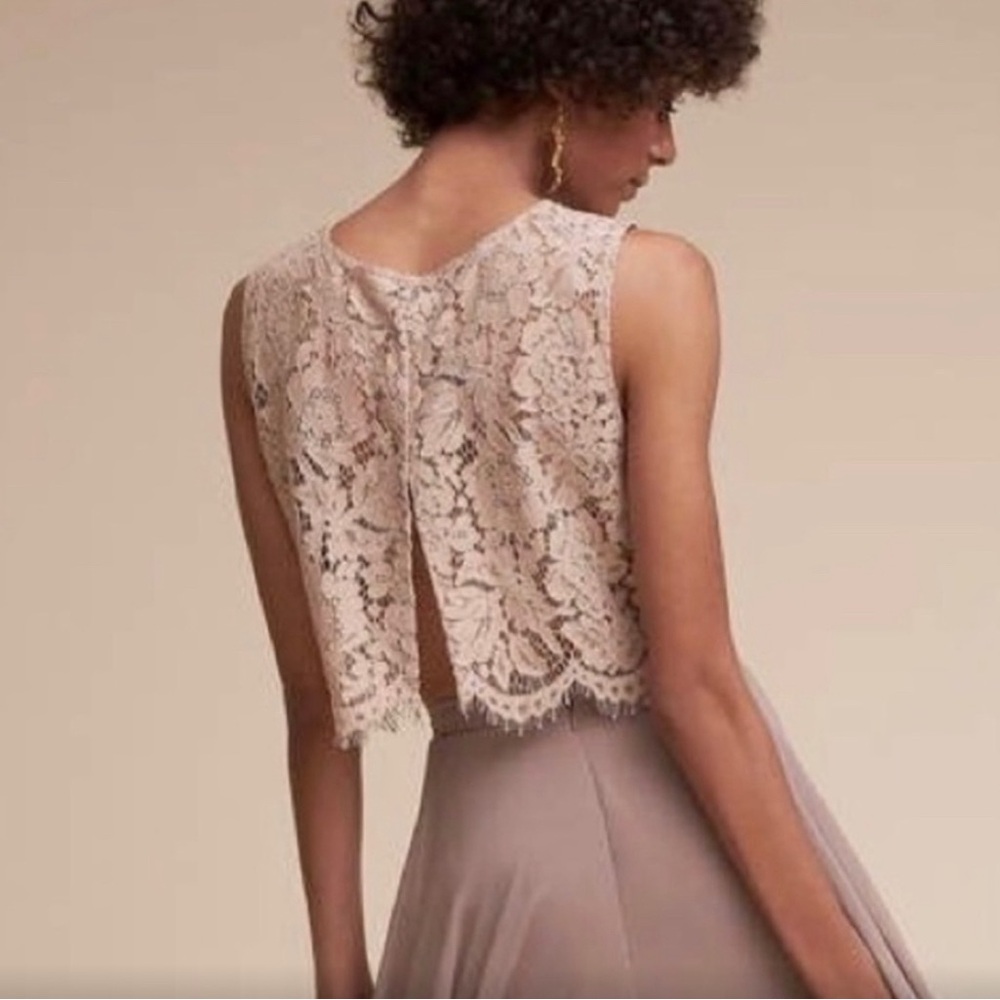 Jenny Yoo X BHLDN | Lace Overlay Top - Picture 11 of 11